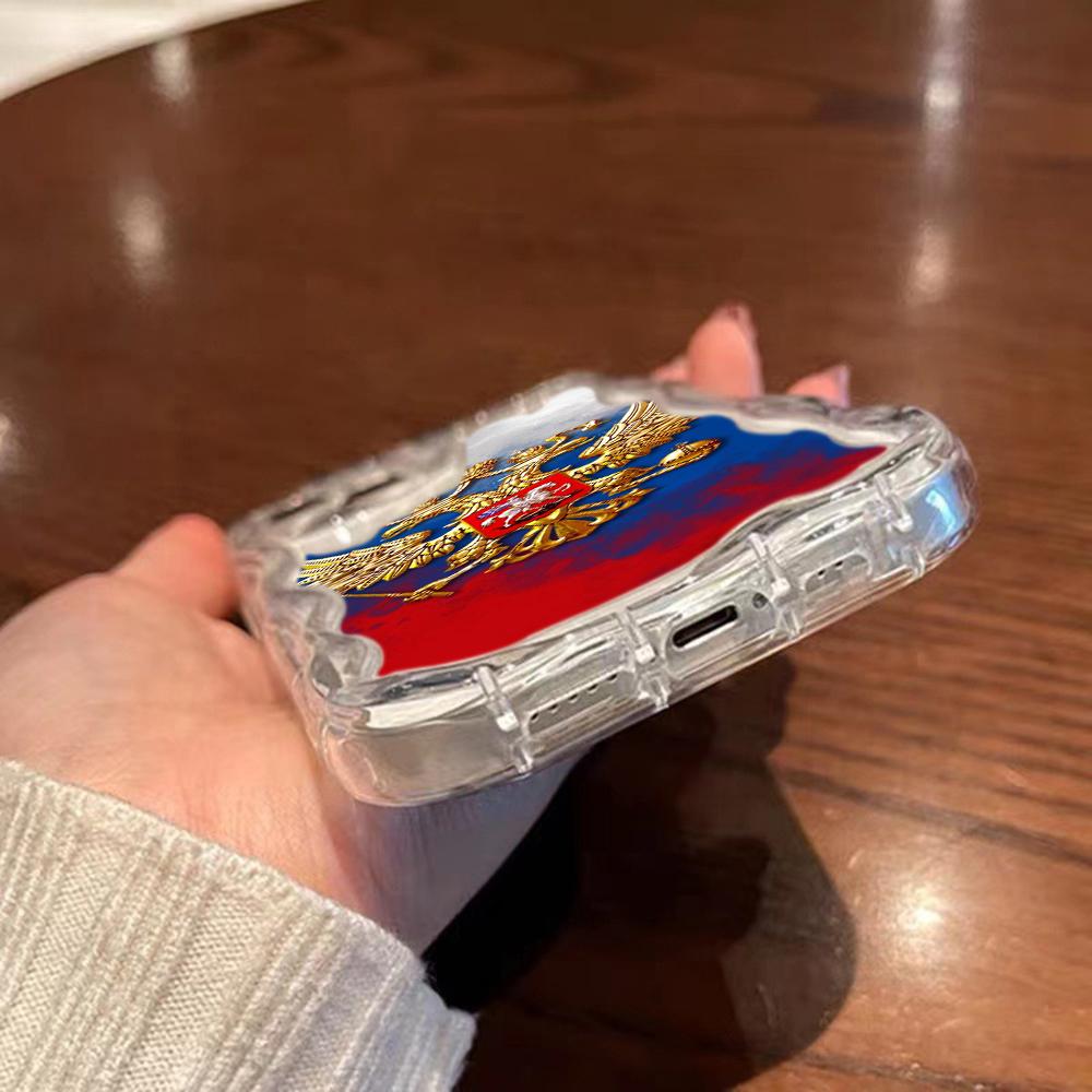 Ae96 Russia Emblem Flag Design Art Protective Phone Cases for Xiaomi Poco X5 F6 Redmi Note 13 12 11 Pro 13C 12C A3 Huawei Honor 90 Wave TPU Back Cover