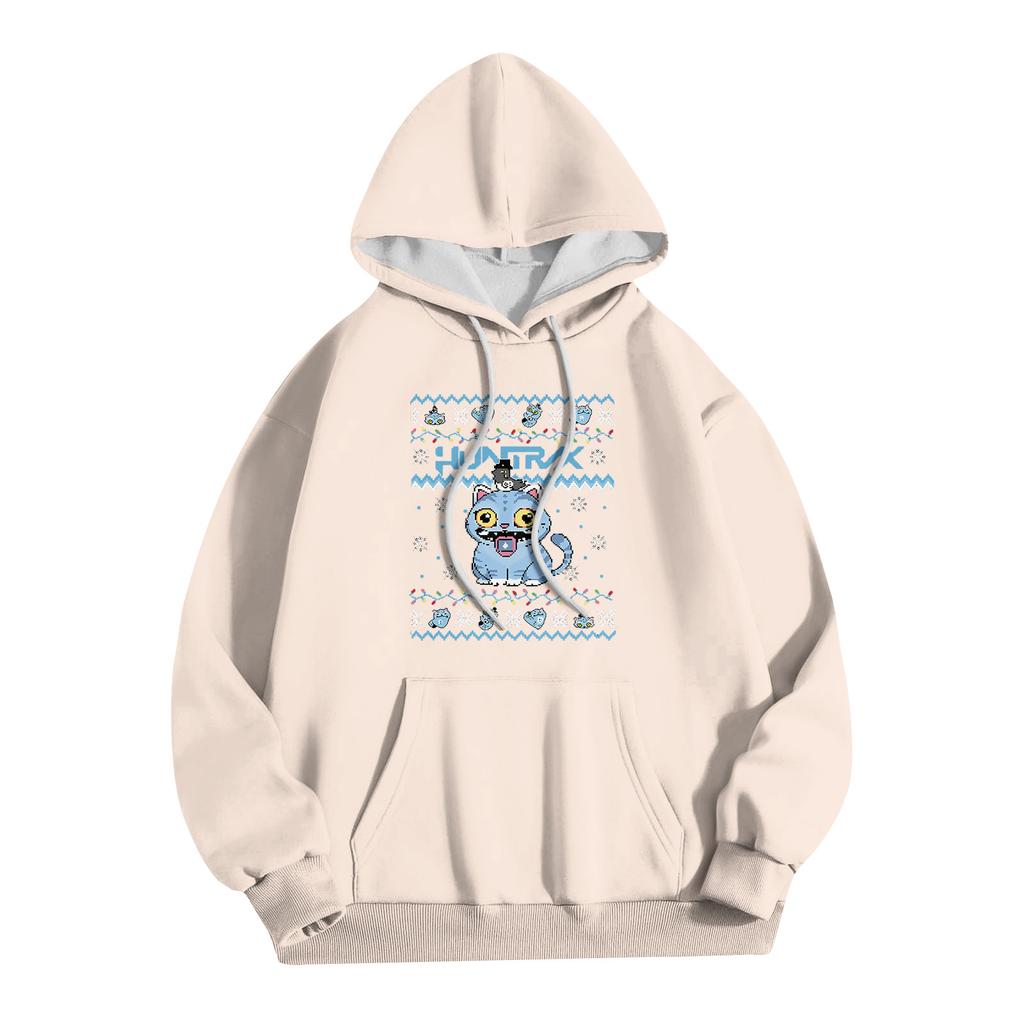 Women's Fashion Long-Sleeve Pullover Hoodie with Fun Movie-Inspired Prints