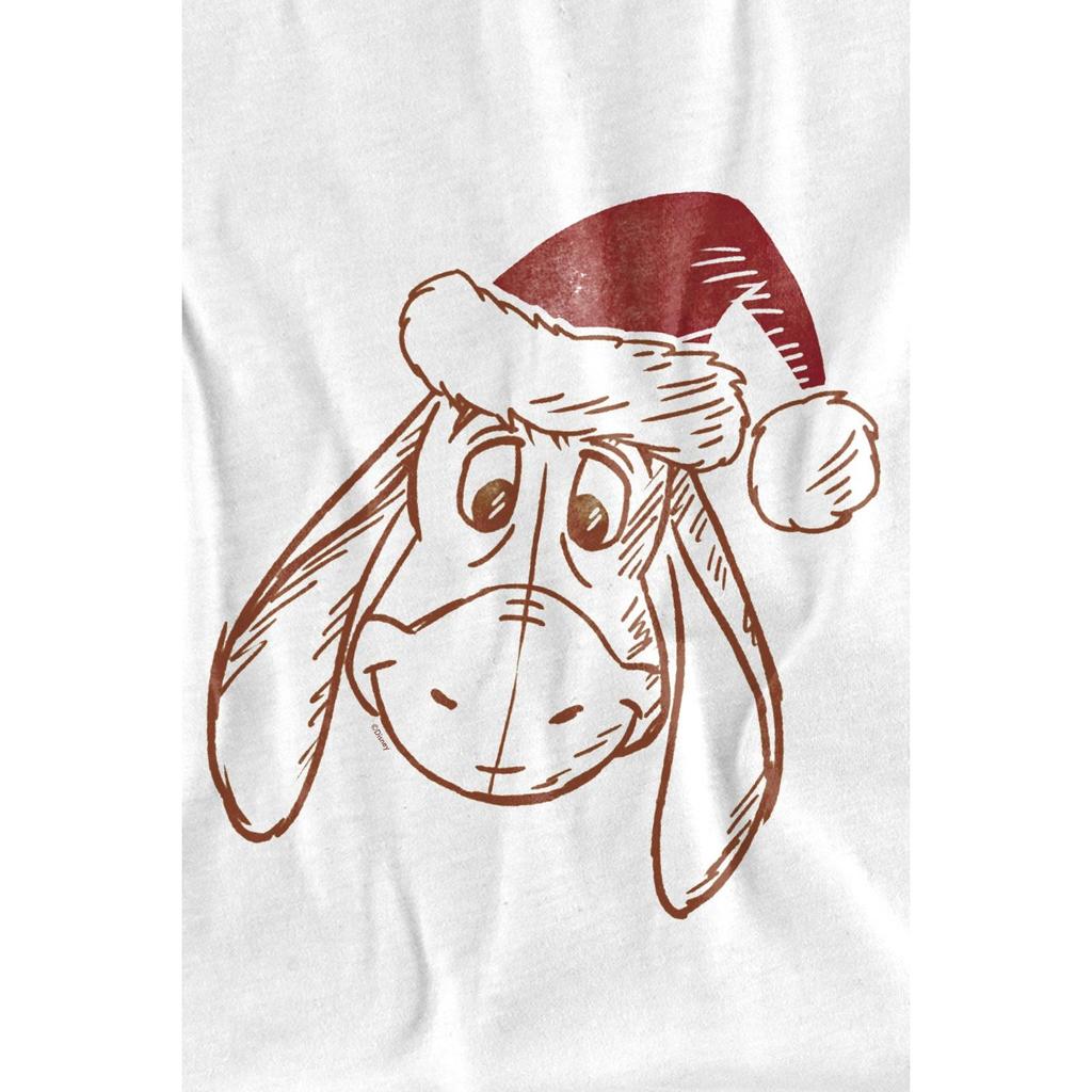 Winnie the Pooh Childrens/Kids Eeyore Hat Christmas T-Shirt