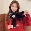 Winter Shawl Warm Scarf Thick Neck Warmer Stylish Adult Cartoon Scarf Neckwear