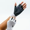 Road cycling gloves size XL - white and black