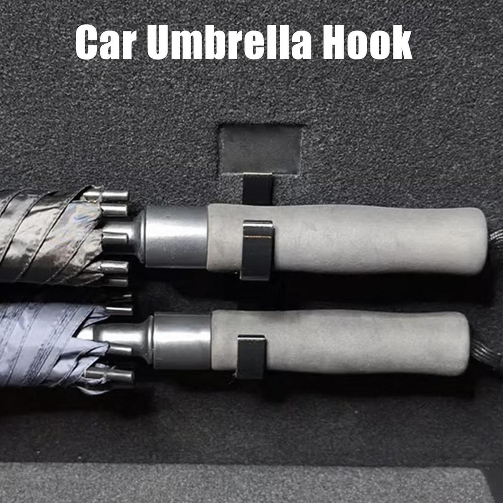Car Min Umbrella Hook Car Multifunctional Fixing Clip Black Umbrella Holder Mini Hanger Multifunctional Organizer For Truck