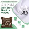1pcs Autumn Warm Brown Floral Cushions Pillowcase Polyester Cushion Cover Throw Pillow Pillowcover Home Car Sofa Decor