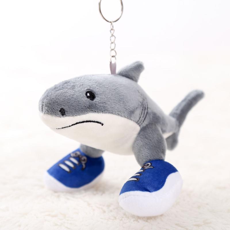 Al Tralalelo Tralala Shark Plush Keychain Tungtungtung Doll Stuffed Soft Toys Bag Pendant Hanging Decoration Birthday Gift