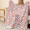 Soft Warm Flannel Blanket - Lightweight No Pressure & Cozy, Winter Home Decor for Christmas Window Sill, Home Lounge