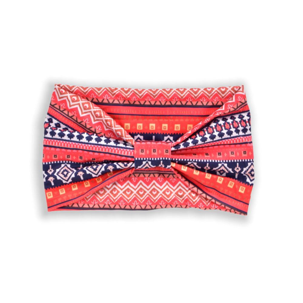 

Женская спортивная повязка на голову с узором пейсли для йоги - Влагоотводящая, эластичный хлопок, богемный стиль