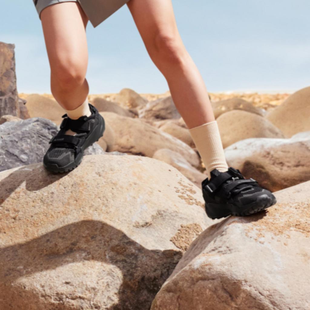 adidas Terrex Hydroterra Sandals Black Grey Four