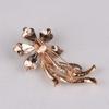 European Bow Pearl Brooch Pin Metal Diamond Crystal Flower Brooch Wedding Accessories