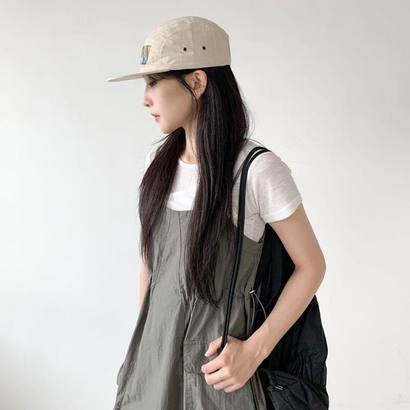 Женская повседневная нейлоновая бейсболка C8356_Navy