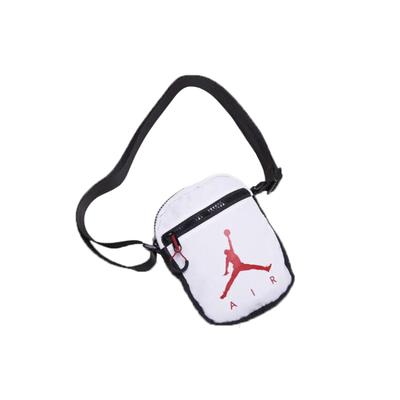 Poliesterowa saszetka na telefon komórkowy Torba na ramię Torba crossbody Regularna Unisex Biała Jordan 9A0197-001