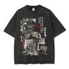 GAME MGS5 Metal Gear Solid V The Phantom Pain Venom Snake T-shirt Y2K Men Women Casual Retro T Shirt Hip Hop Streetwear Oversized T-shirt