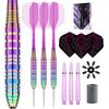 GOODARTS Phantom Serie Meerjungfrau 22g Buntes Stahlspitzen-Pin-Style Dartpfeil-Set für Kinder Wettkampf Training Professionelles Dartpfeil