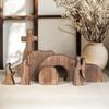 Crèche en bois représentant un tombeau vide, avec scène de la Nativité et de la Résurrection, pour la maison, le bureau ou l'église. Décoration religieuse pour Pâques.