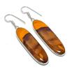 Natural Mookaite Gemstone Handmade 925 Sterling Silver Earring 2.32" AE-11590
