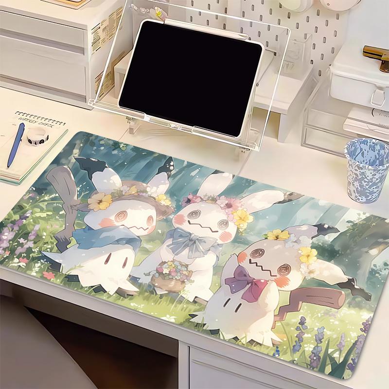 Mouse Pad PPokemon Lockedge Large XXL Gaming Accessories Computer Gamer Keyboard Mouse Mat Desk Cartoon style Mousepad For Gift