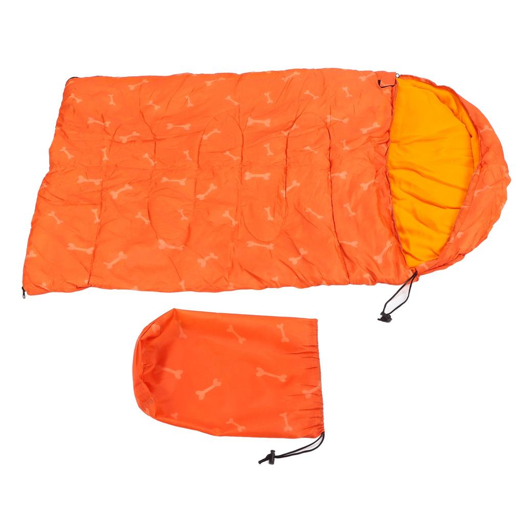 Dog Sleeping Bag Soft Warm Waterproof Packable Pet Bed with Storage Bag for Camping Hiking Travel
