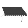 Outdoor Sunshade Awning with UV & Rain Protection - Hand-Crank Lift Roller Blind