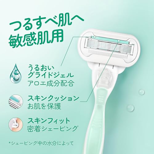 Venus razor razor for women for sensitive skin for smooth skin replacement blades 3 pieces embrace sensitive