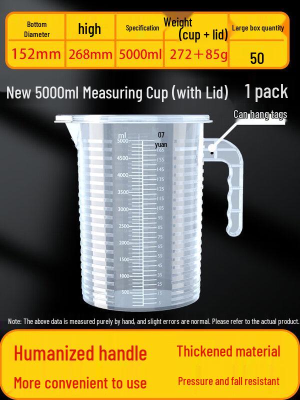 ZISIZ Food-Grade Kitchen Measuring Cup with Scale
