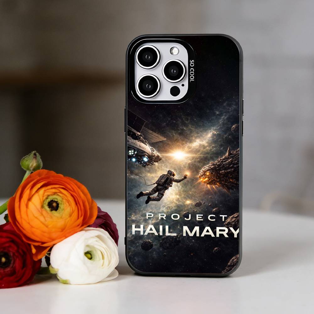 P-Project Hail Mary Phone Case For iPhone 17,16,15,14,13,12,11 Plus,Pro Max,XS,Colorful Silver Black Cover iPhone16