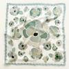 Women S Floral Printed Square Scarf Sun Protection Neck Shawl Spring Autumn
