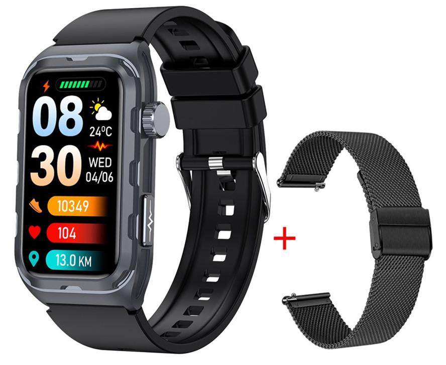 TK79 Smart Bracelet ECG Health Monitoring One Click Micro Physical Examination Blood Pressure Glucose Heart Rate Wristwatch