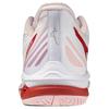 Mizuno AC Cushioning Abrasion Resistant Cushioning, Wear Resistant Low top Tennis Shoes Women's White/Red 61GA267162
