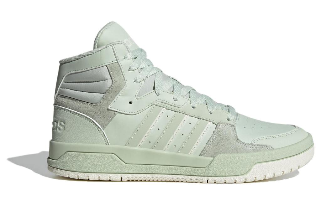 Adidas Neo Entrap Mid top Skateboard Shoes Unisex White Green ID6007