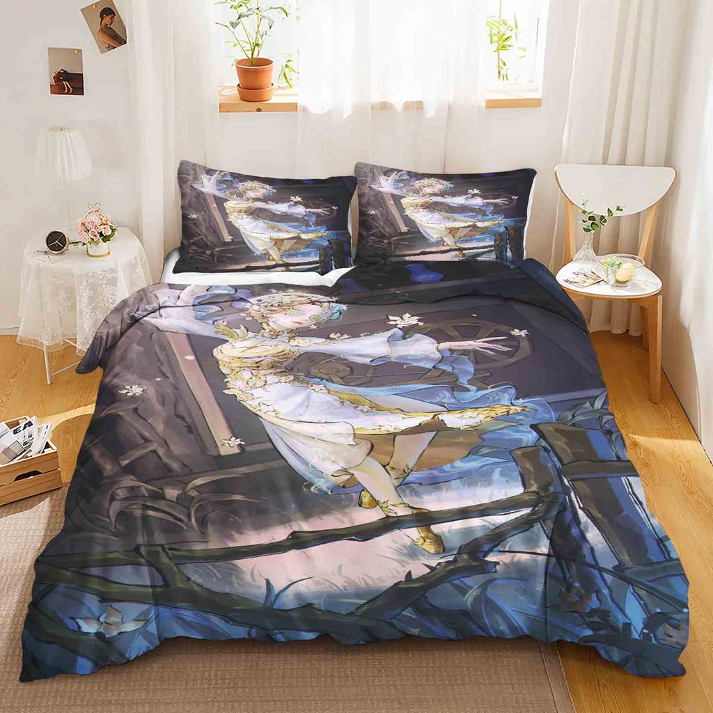 Game: Identity V Polyester Duvet Cover Set Bedding Queen Size Sets Cotton Cute Printed Cartoon Quilt Cover Suitable For Children