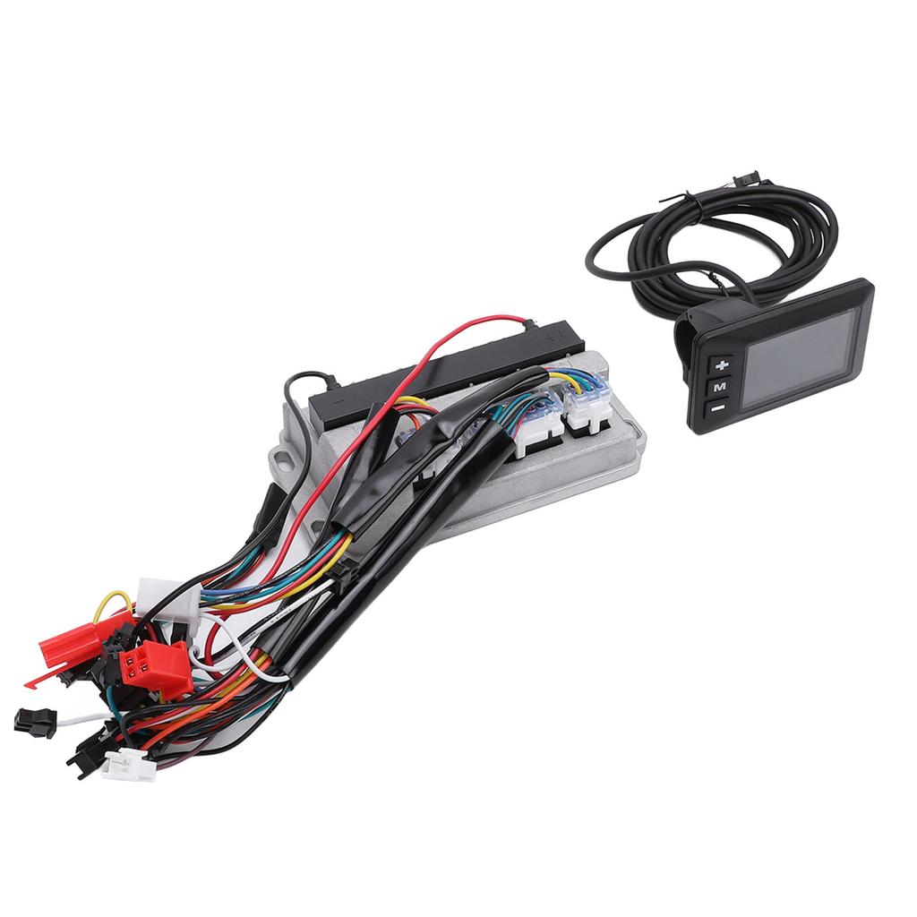 36V 48V 60V 500W 28A Electric Bike Brushless Motor PM Controller with G51 LCD Display Panel Bike Conversion Kit