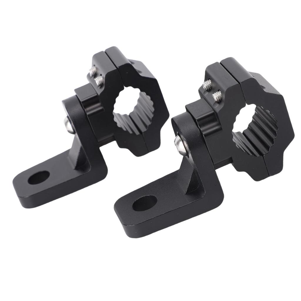 2pcs UTV Whip Light Mount 1.75 To 2 Inch Roll Cage Clamp 360 Degrees  Rotation Flag Off Road Light Mounting Brackets