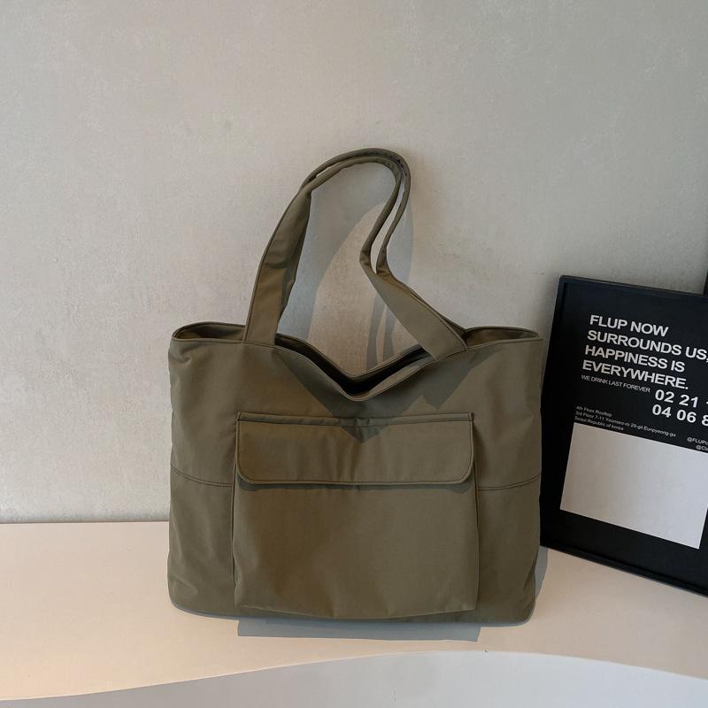 Versatile Bag for Women, Portable Tote Bag, Niche Design, High-end Sense, Shoulder Bag, Large Capacity Commuting Backpack