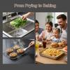 Stainless Steel Baking Tray With Removable Cooling Rack Set Non-stickBBQ Pan Tray Plate Oven Rack Cooking Roasting Dish
