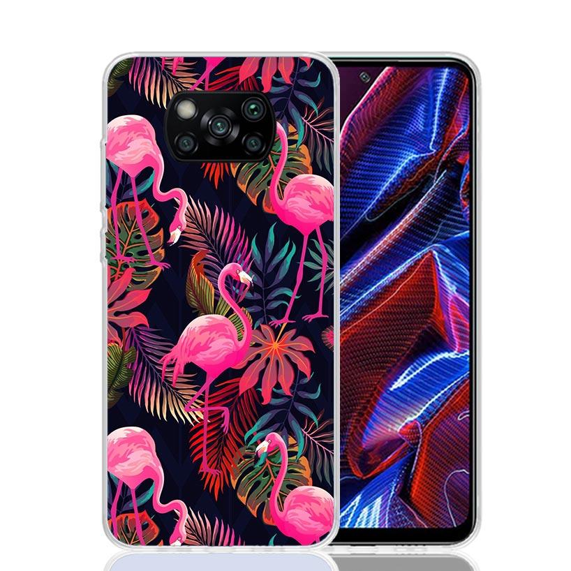 Pink Red Flamingo Case Phone Cover for Xiaomi Redmi Note 10 9 9S 8 8T 7 5 Pro Mi 12T 11T 10T 9T 12 11 Lite A3 A2 Trend Fundas Mi