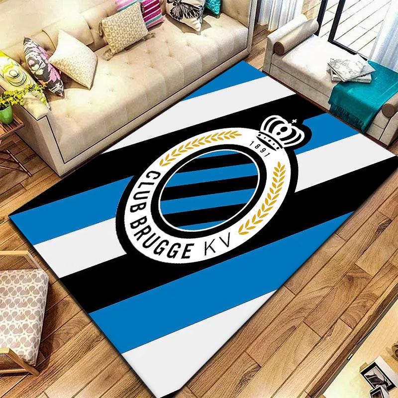 Club Brugge KV Carpet Rug for Living Room Bedroom Home Sofa Decoration,Kids play Non-slip Floor Mat