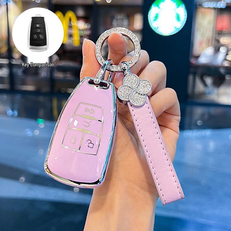 Compatible with Beijing BJ40Plus, BJ80, BAIC Changhe A6, Weiwang S50, Premium M50F, and M60 Key Cases.
