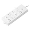 Deli Pearl White Series Safety Power Strip with Master Switch CN Plug (adapter Included)