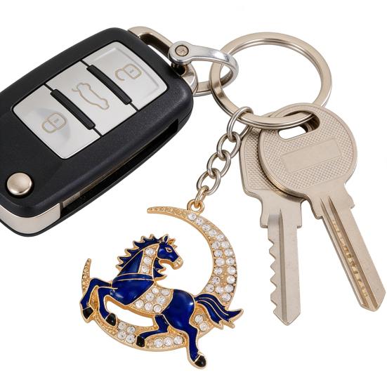 Yousheng Chinese New Year Horse Charm 2026Year of The Horse Mascot Pendant Lucky Zodiac Animal Alloy Feng Shui Charm for DIY Keychain Bracelet Jewelry