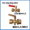 Brass High-Pressure Ball Valve for Pressure Gauges