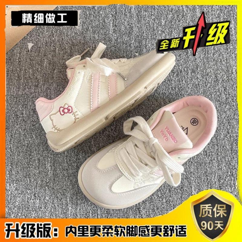 Sports Board Shoes Women's Shoes Spring New Versatile Niche Shoes Platform White Shoes Cute Pink