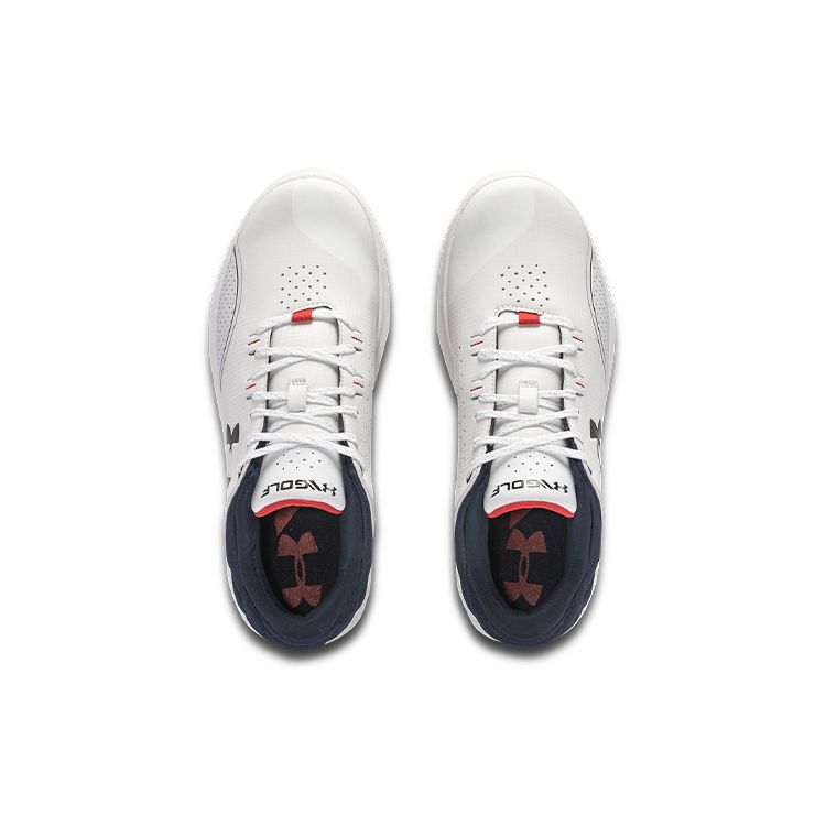 Under Armour Lightweight Comfortable Low Top Golf Shoes Men sneaker White 3024563-102