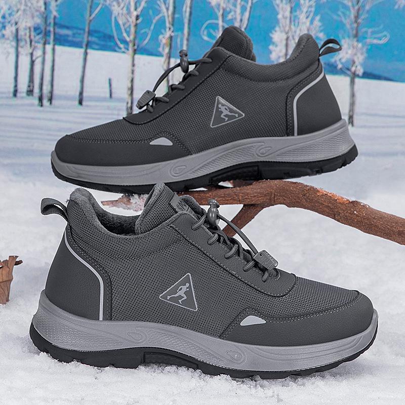 Winter High-top Velvet Warm Sports Mother Shoes Non-slip Two Cotton Shoes Medium Thickened Snow Boots