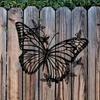 Art Deco Butterfly Metal Wall Art, Modern Animal Sculpture Decor & Unique Home Gift