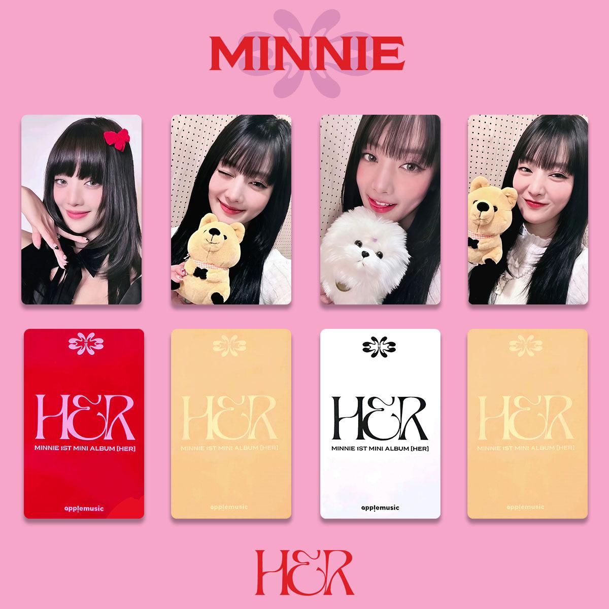 (G)I-DLE Minnie HER Official Album K4 Exclusive Broadcast Photocards