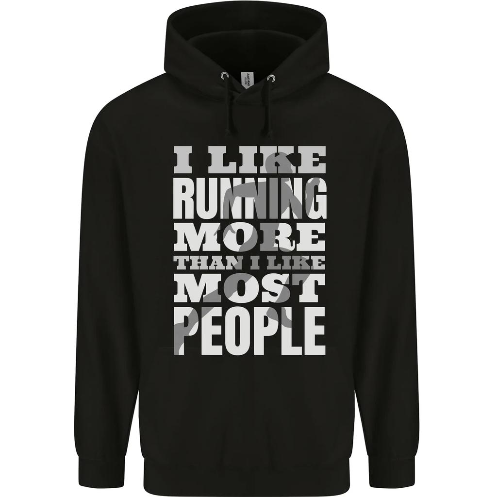 I Like Running Cross Country Marathon Runner Hoodie