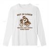 Get In Loser Trouble Aint Gonna Make Itself T Shirt Funny Raccoon Meme Trash Panda Merch SweaT Opossum Vintage Washed