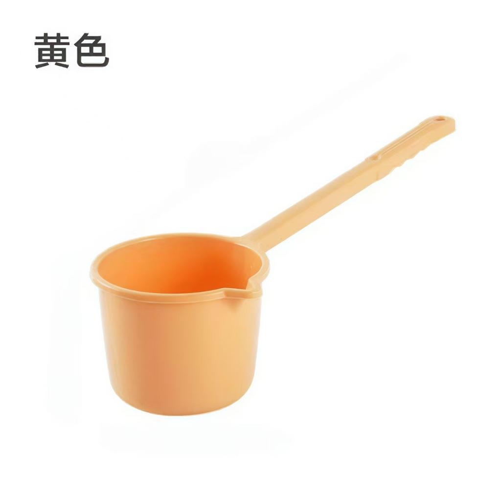 Long Handle Plastic Water Scoop Kitchen Ladle Household Watering Can for Gardening and Cleaning Tasks Durable Lightweight Design