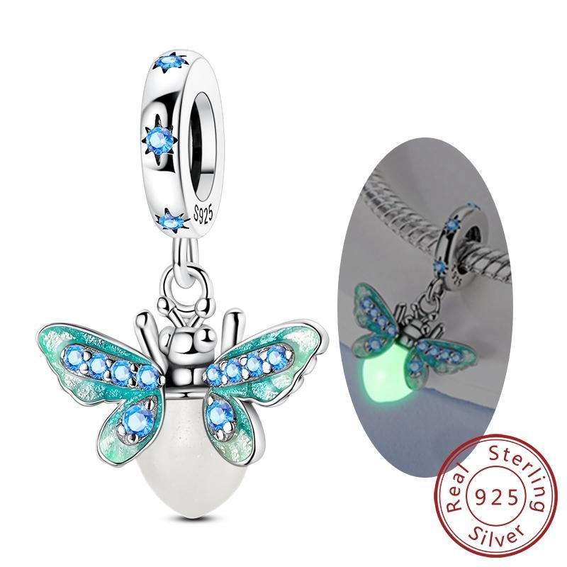 Copper Charms Firefly Cat Dog Coconut Charms Beads Pendant Fit Original Pendant Bracelet Diy Fine Jewelry For Women