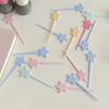 50Pcs Photography Props Colorful Stars Shaped Cake Top Fruit Dessert Sign Insert Flag Wedding Decoration Diy Accessories