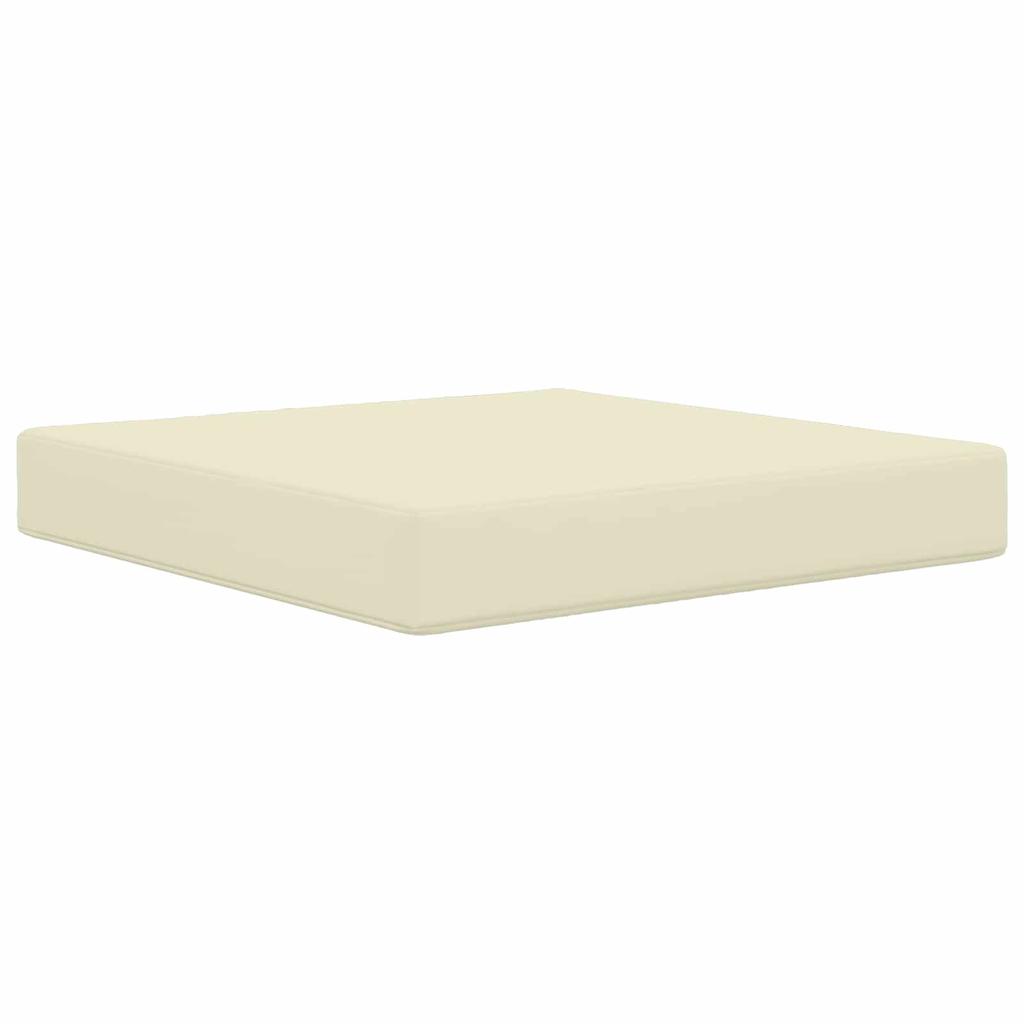 Outdoor Sofa Cushions 3 Pcs Cream Polyester